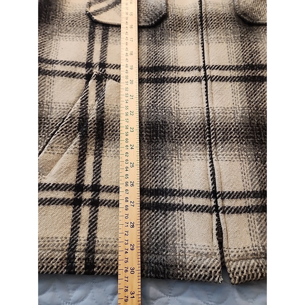 Women's Aberdeen Collection Recycled Wool Coat Full Zipper Size Large - Picture 6 of 6